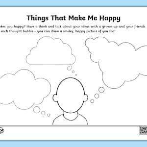 Things That Make Me Happy - Drawing Activity