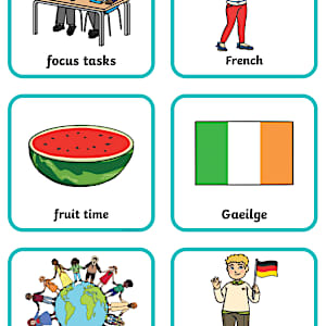 Editable KS1 Daily Routine Cards