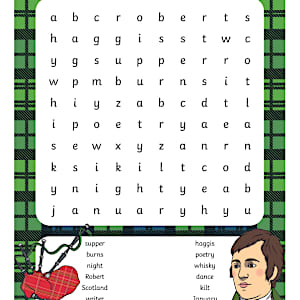 Burns Night Word Search | Twinkl Resources