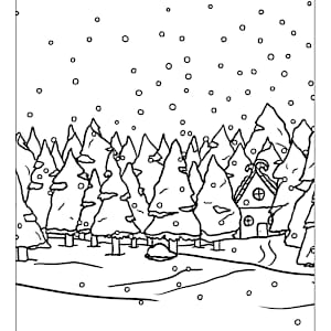 Winter Colouring Pages and Seasonal Activities for Kids
