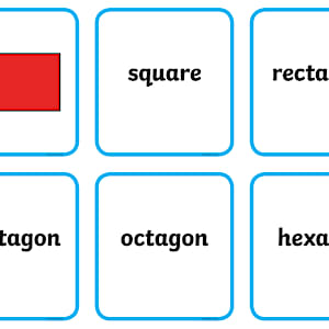 2D shape matching game | Easy to print | Twinkl