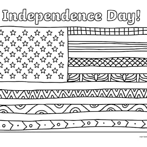Independence Day Coloring Pages | US Holidays | Twinkl USA