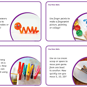 Fine Motor Skills, Activity Cards