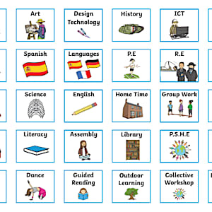 Daily Visual Schedule - Classroom Schedule Printables