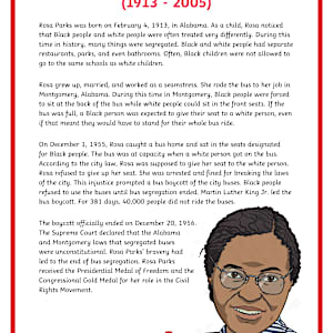 Black History Famous Figures Poster for Kids | Twinkl USA