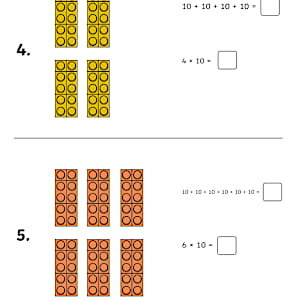 Year 2 Building Bricks Multiplication Activity