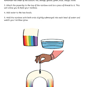 How to Grow a Rainbow Experiment | Rainbow Science