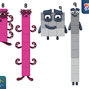 👉 Numberblocks: Stick Puppets