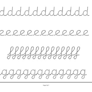 Handwriting Worksheets - Alphabet Pencil Control