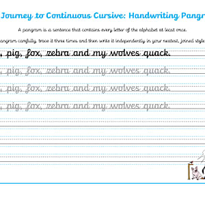 Cursive Handwriting Worksheets | Handwriting Sentences