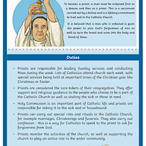Church Roles Information Poster