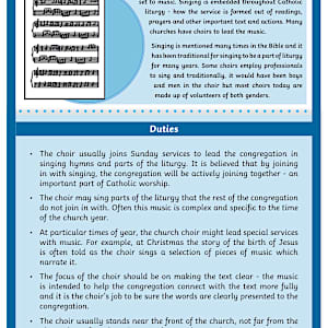 Church Roles Information Poster