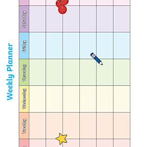 Kids Weekly Activity Planner | Children's Timetable | Twinkl