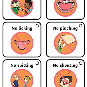 Autism Communication Cards - Support for Managing Behaviour