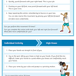Boxing Drills for Kids - Boxercise Circuit Activities - KS2