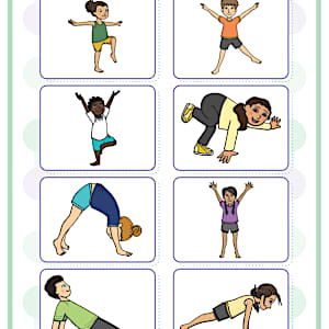 KS1 Points and Patches Balances Display Posters - PE -Twinkl