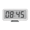 digital clock with date and day