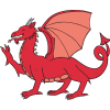 Welsh Dragon Template | Colouring Page | St David's Day