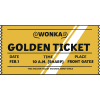 FREE! - Willy Wonka Golden Ticket Template - Printable | Role Play