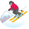 skiing