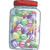 Printable, Guess How Many Sweets Are in the Jar Template