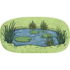 pig in the pond