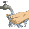 washing hands